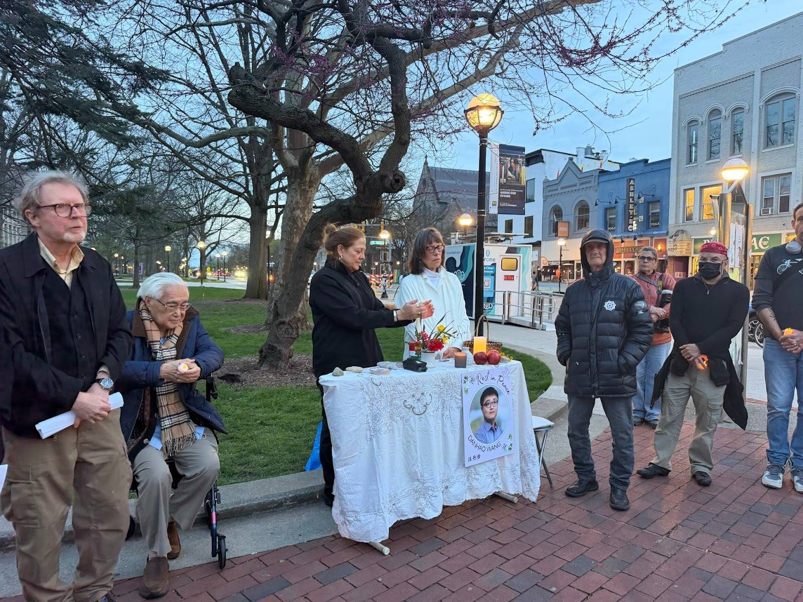 Vigil for Danhao Wan.