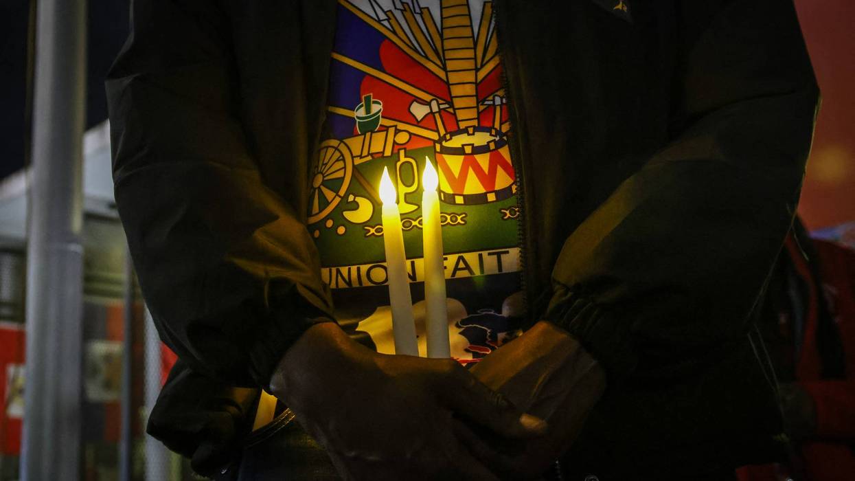 Vigil for Haitians under TPS.