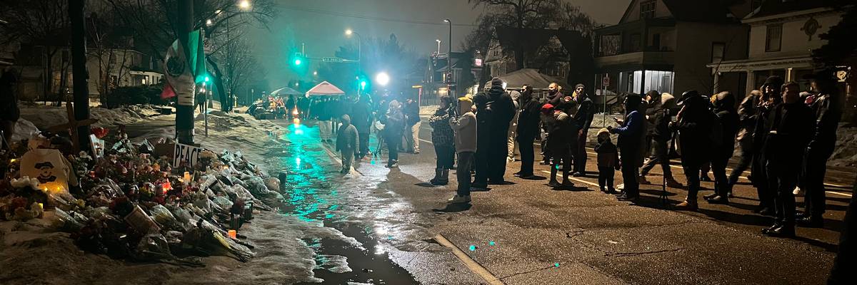 Vigil for Renee Good.