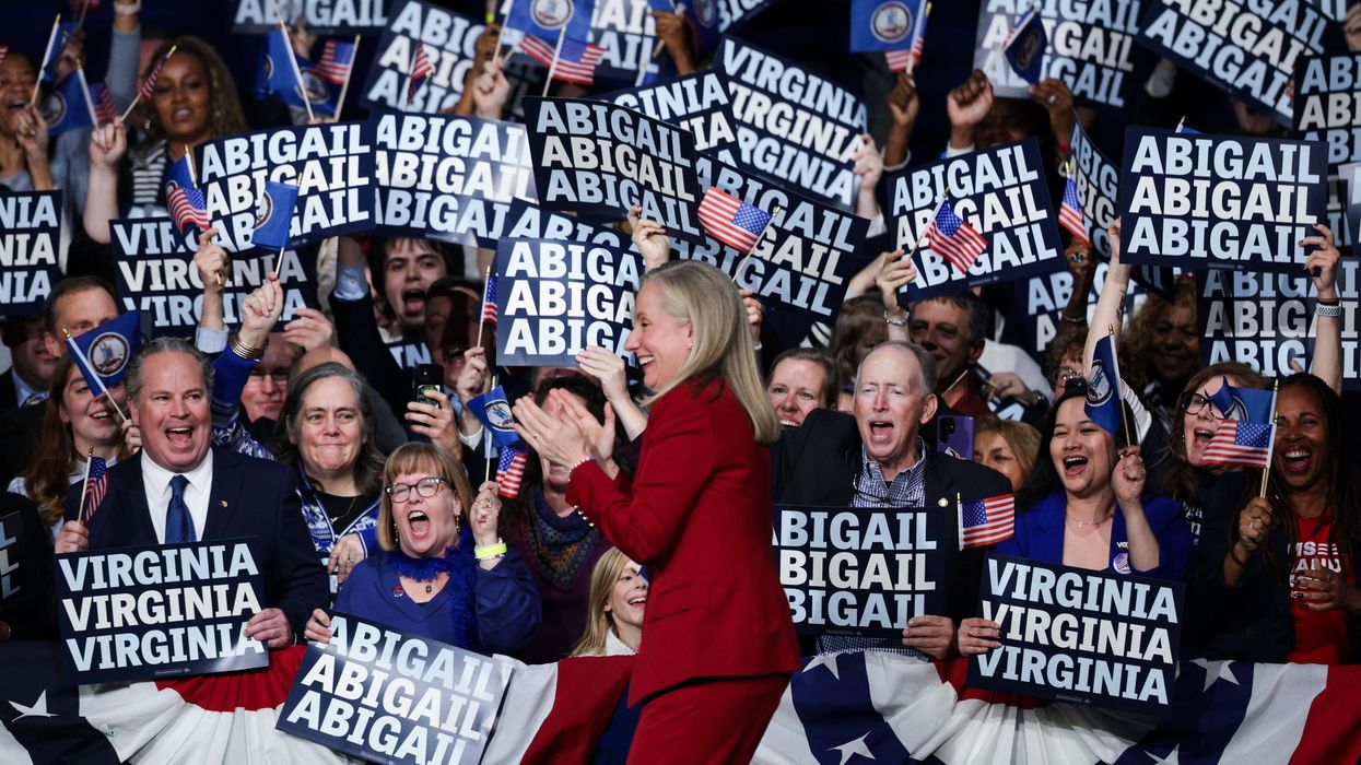 Virginia's Democratic Gubernatorial Candidate Abigail Spanberger Holds Election Night Party In Richmond