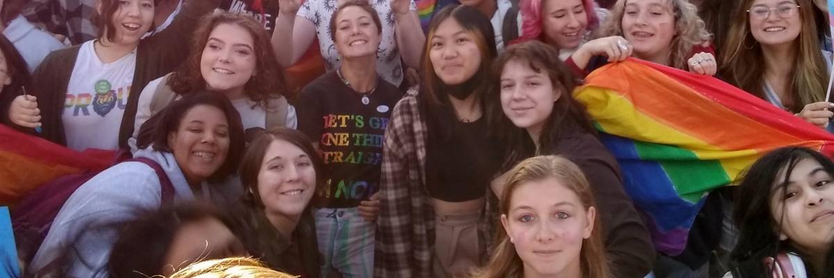 Virginia student walkout transgender rights