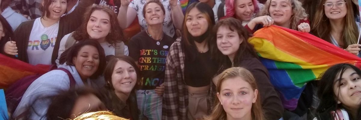 Virginia student walkout transgender rights