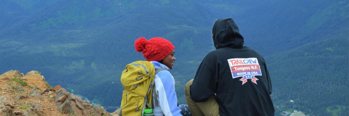 Visitors in Tongass National Forest