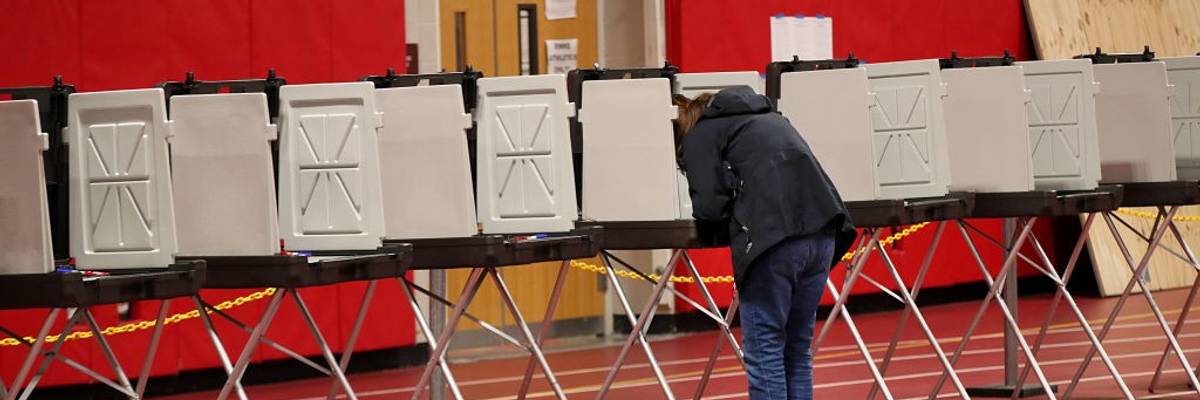 Voter on Super Tuesday 2024