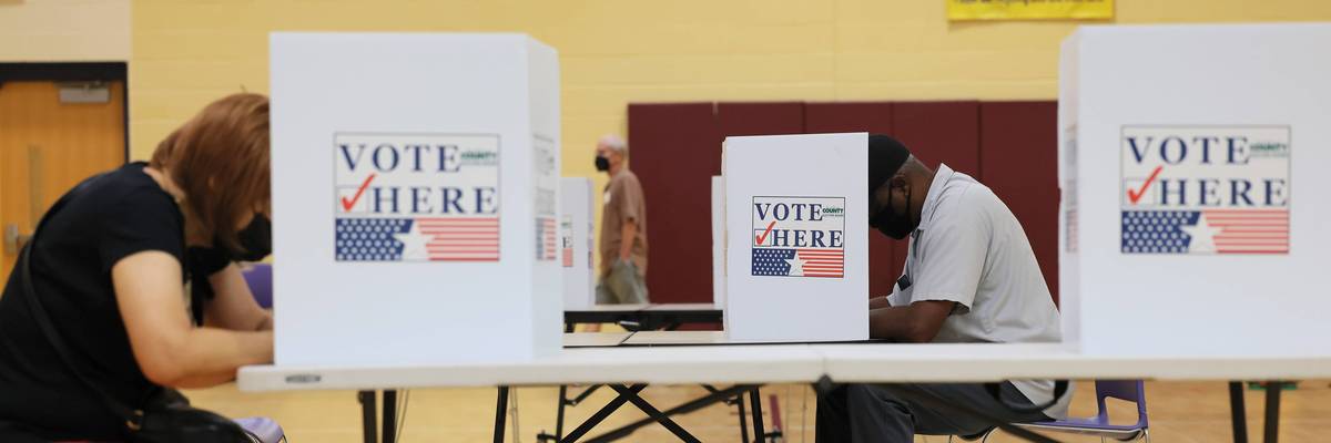 Voters Go To The Polls In Missouri Primary Election