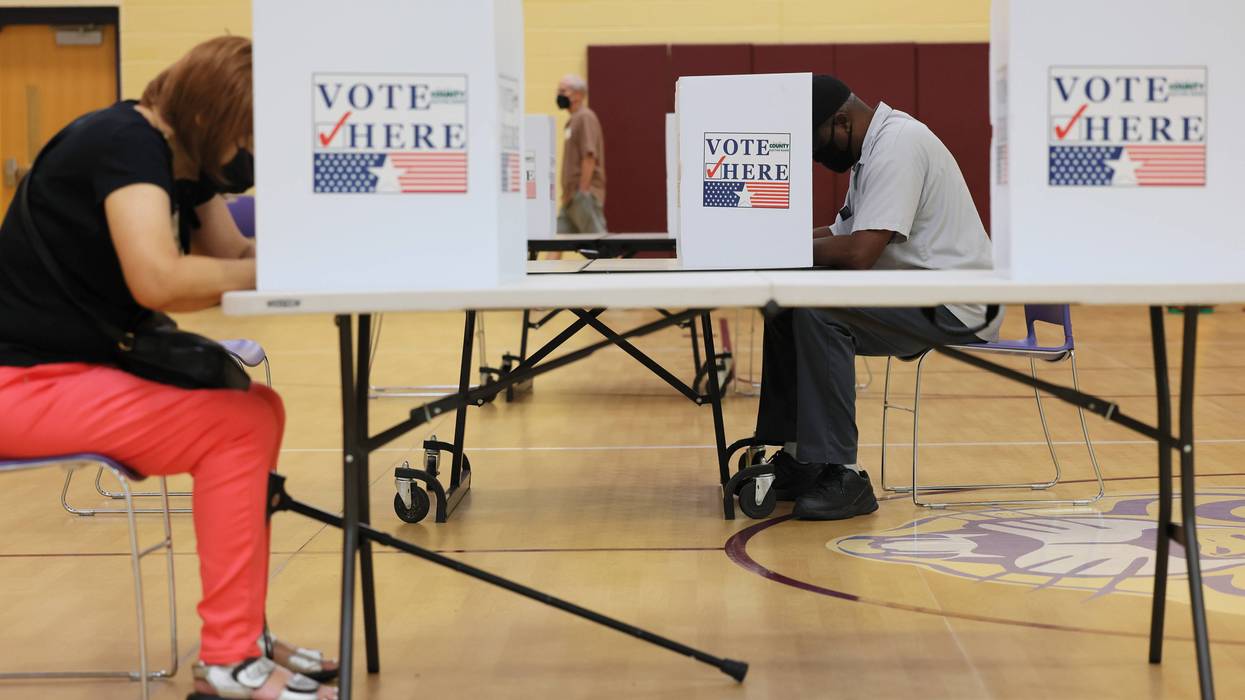 Voters Go To The Polls In Missouri Primary Election