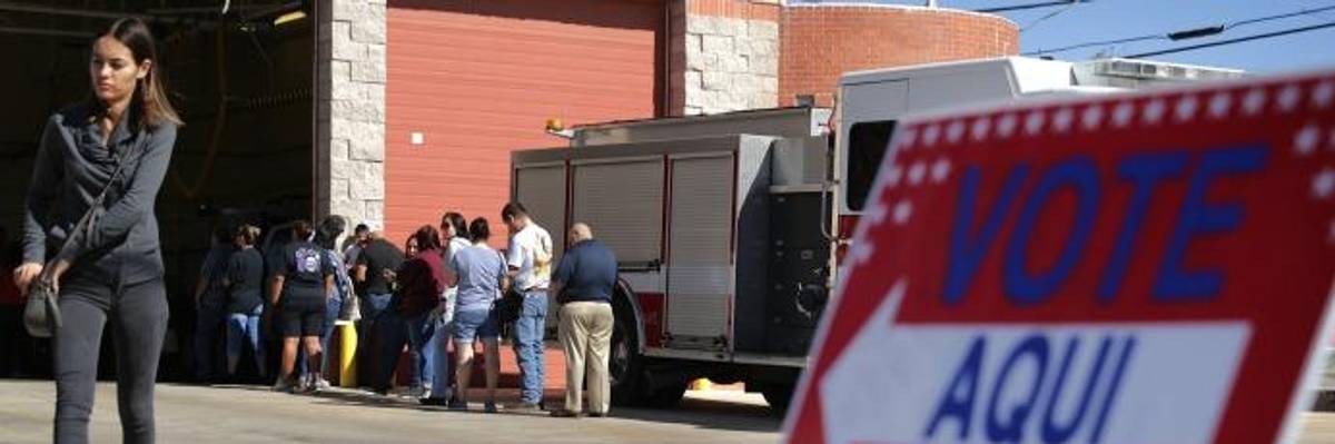 Rights Groups Sue Texas Officials Over 'Unlawful Purge of the Voting Rolls'