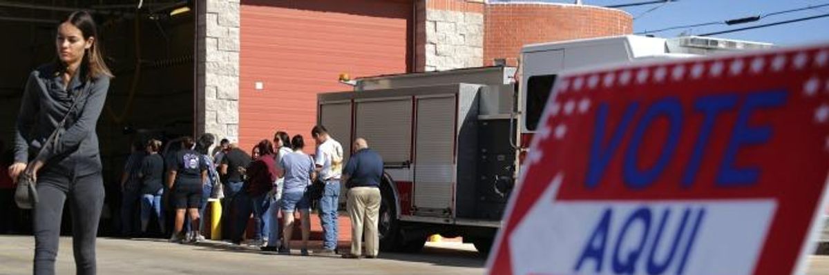 Rights Groups Sue Texas Officials Over 'Unlawful Purge of the Voting Rolls'