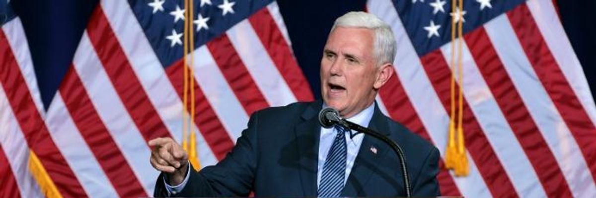 Will VP Debate Expose Mike Pence's "Outrageous, Unacceptable" Record?
