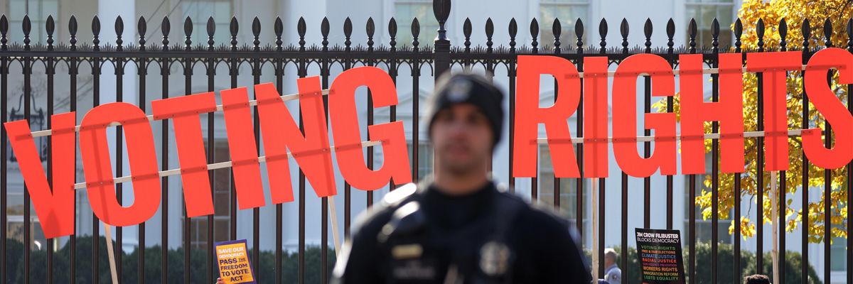 voting rights protest