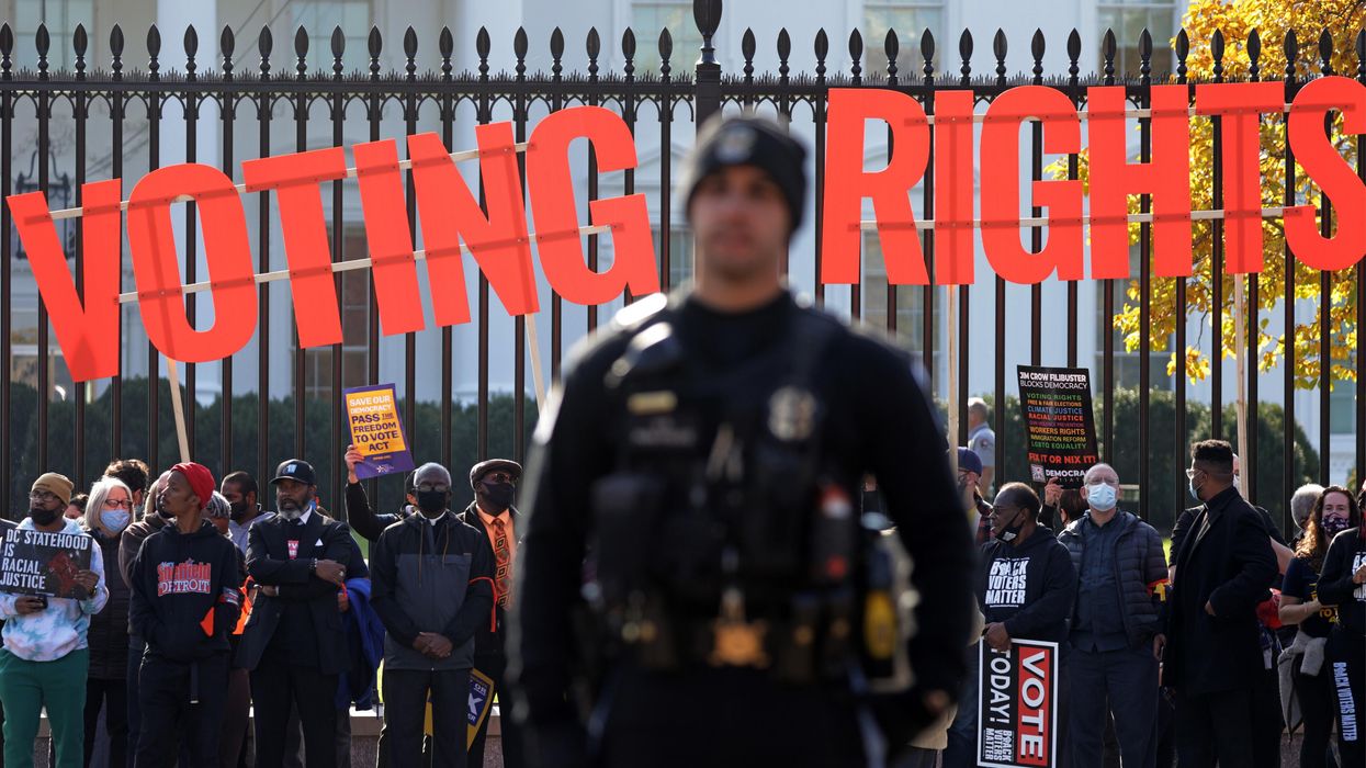 voting rights protest