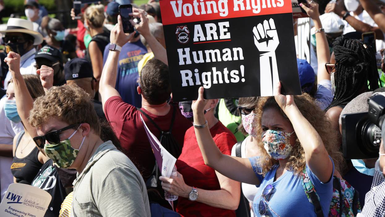 Voting Rights Rallies Held In Washington DC