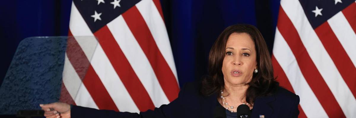 VP Kamala Harris introduces the DNC's "I Will Vote" plan.
