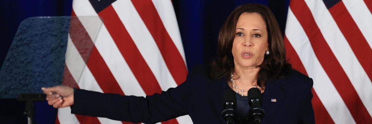 VP Kamala Harris introduces the DNC's "I Will Vote" plan.