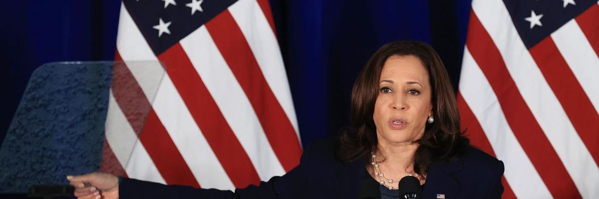VP Kamala Harris introduces the DNC's "I Will Vote" plan.