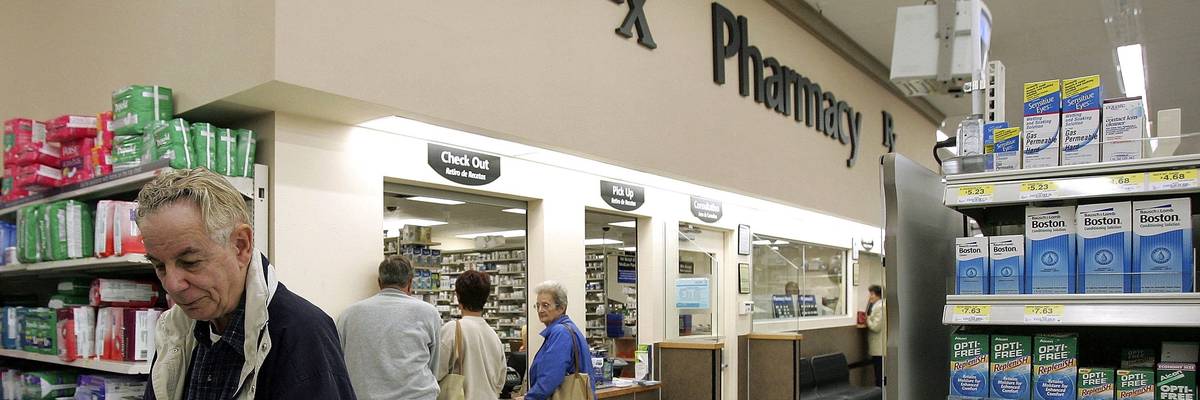 Wal-Mart pharmacy shoppers.