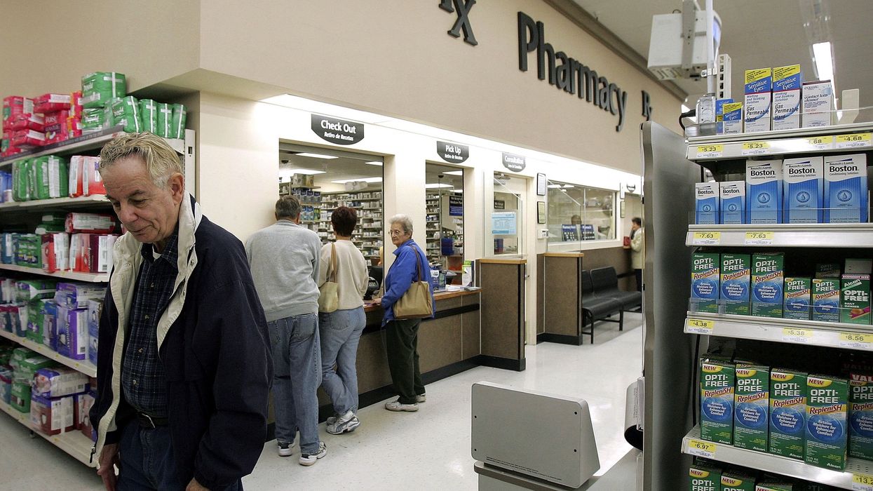 Wal-Mart pharmacy shoppers.