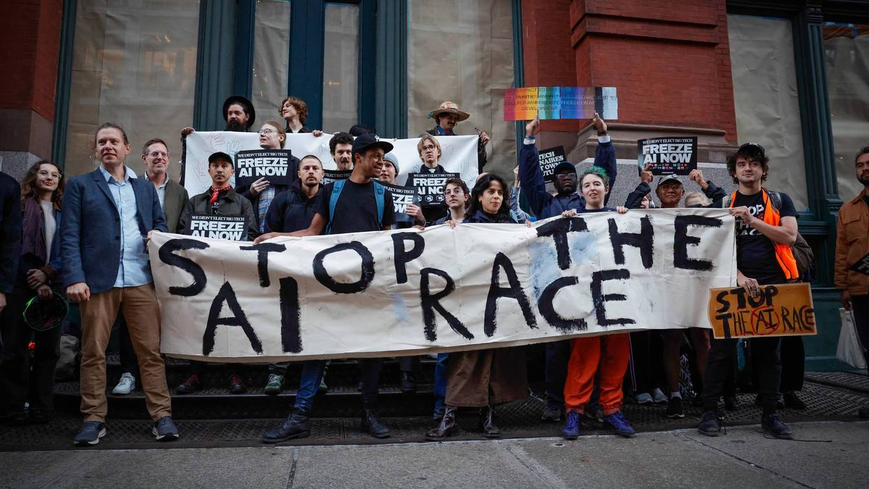 Walkout Held Nationwide To Protest AI Development