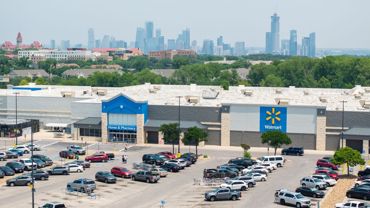 Walmart supercenter parking lot