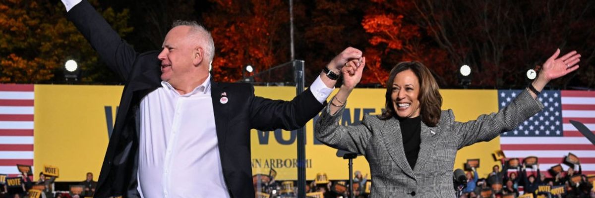 Walz and Harris in Michigan