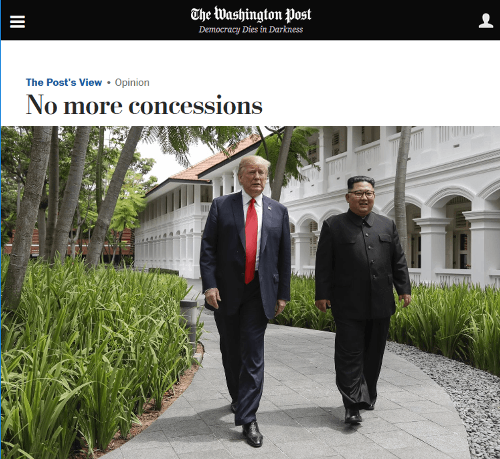 WaPo: No More Concessions