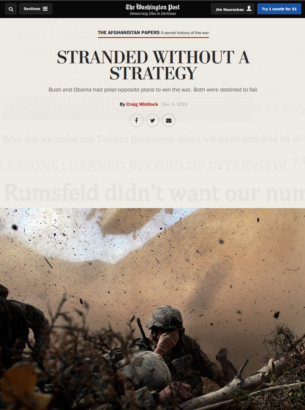 WaPo: Stranded Without a Strategy