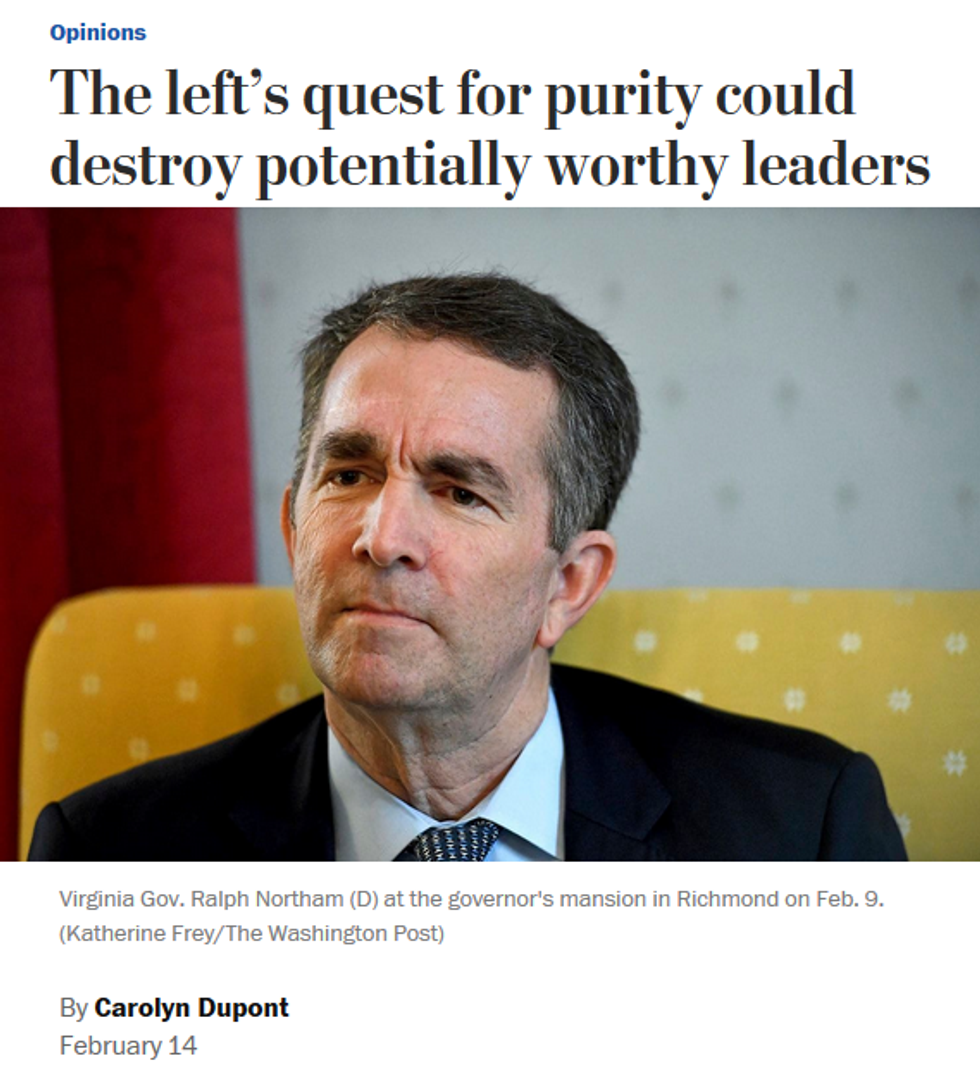 WaPo: The left's quest for purity could destroy potentially worthy leaders