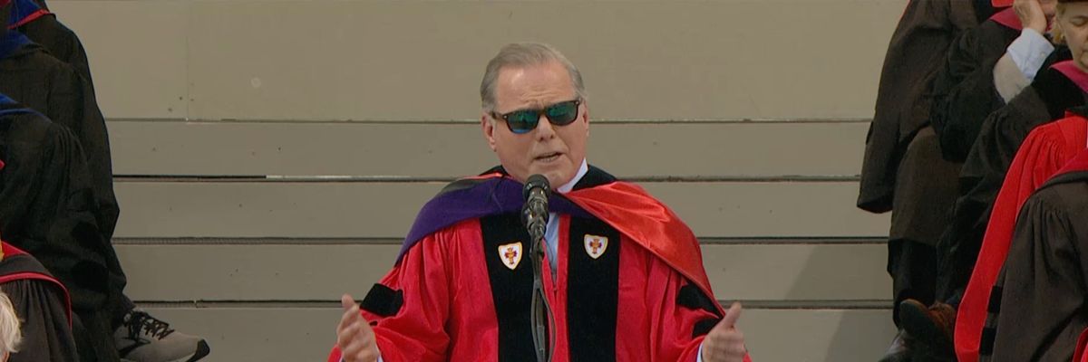 Warner Bros. Discovery president David Zaslav faced boos and chants at Boston University's commencement ceremony​ on May 21, 2023, nearly three weeks into a Writers Guild of America strike. ​