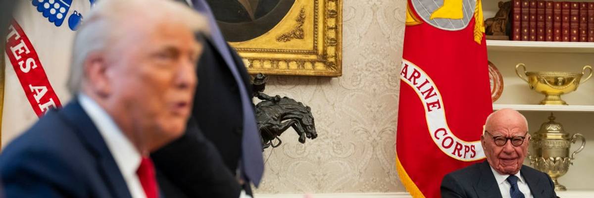 WASHINGTON, DC - FEBRUARY 03: Media mogul Rupert Murdoch looks