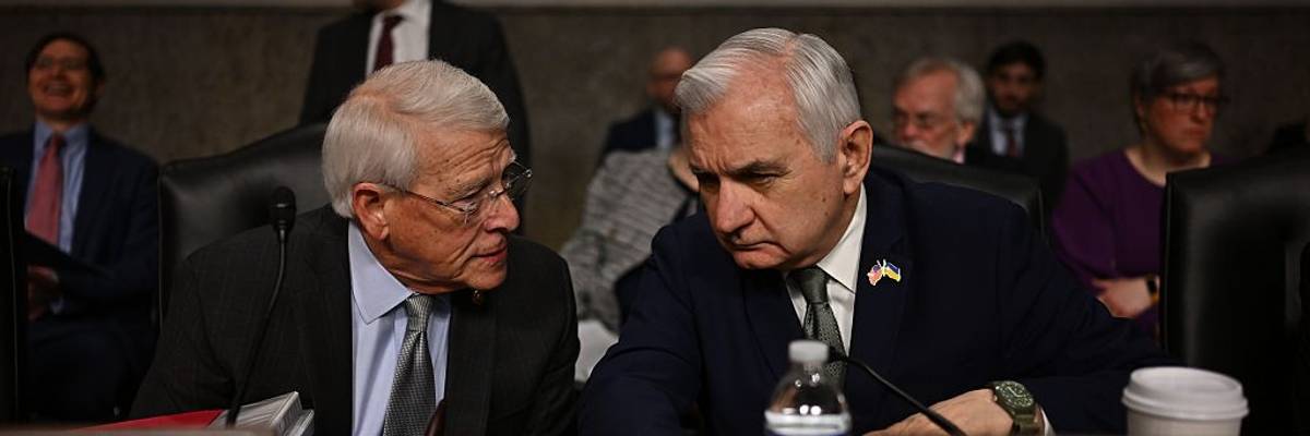 WASHINGTON, DC - FEBRUARY 27: Chairman Sen. Roger Wicker (R-Mis