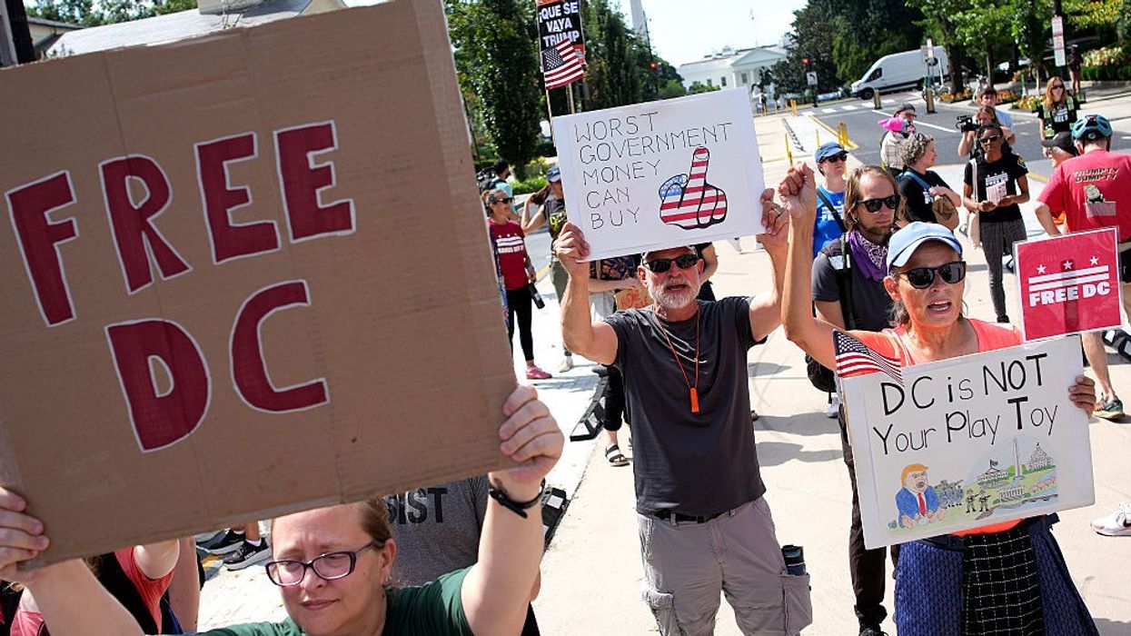 Washington, DC Residents Rally Against Federal Takeover Of City By Trump Administration