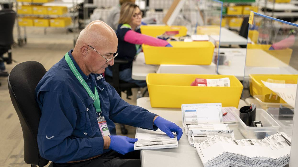 Washington State Processes Mail-In Ballots For The Midterm Elections