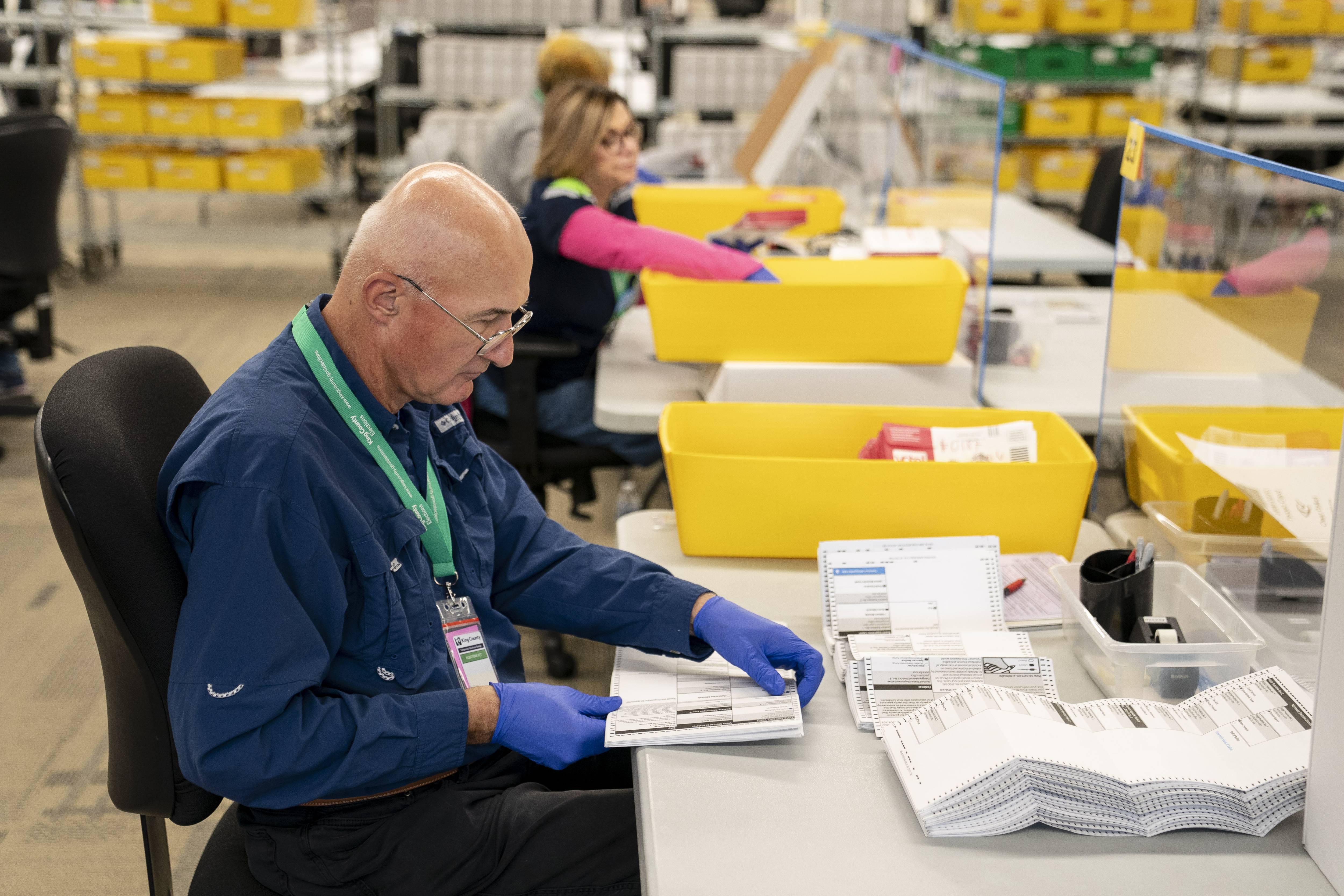Washington State Processes Mail-In Ballots For The Midterm Elections