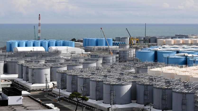 Water tanks at Fukushima