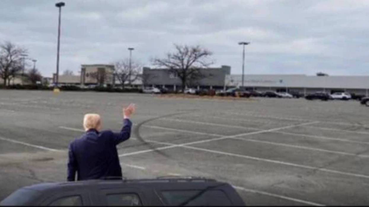 Waving at imaginary crowds