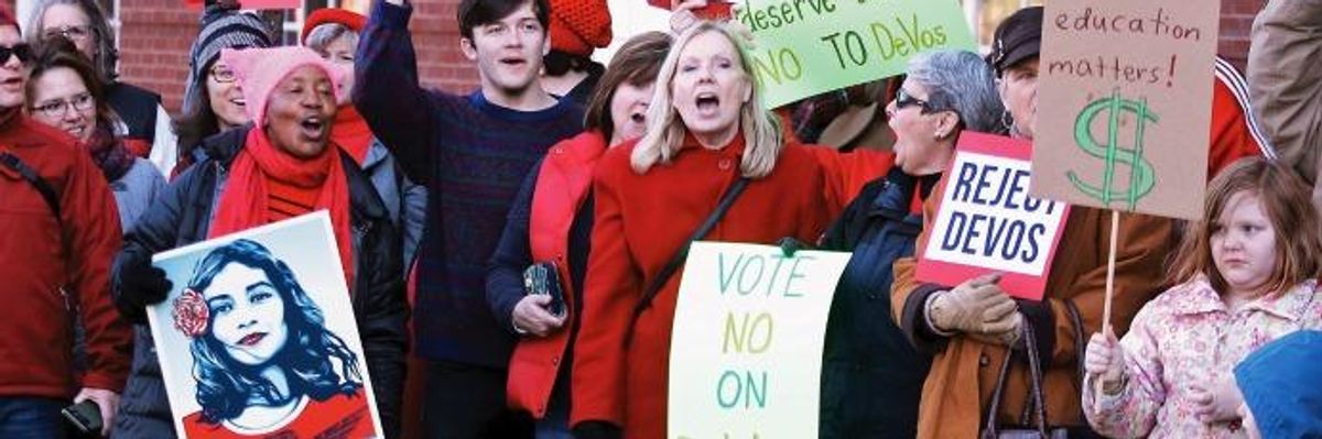 Education Secretary DeVos Condemned for 'Alarming' Civil Rights Rollback