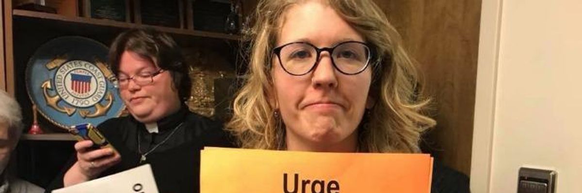 Arrested at Office Sit-In, Maine Clergy Demand Collins Reverse Vote on 'Immoral' GOP Tax Bill