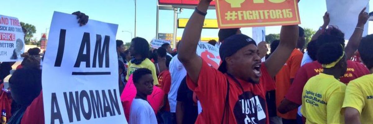 Massive March on McDonald's Takes On "Donald Trump of Corporations"