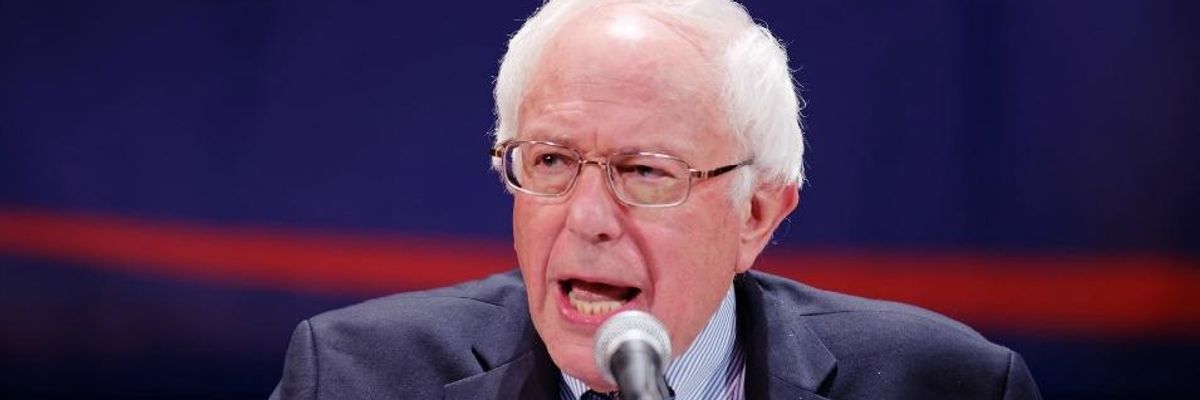 Sanders Introduces Carbon Tax to 'Fight Humanity's Greatest Challenge'
