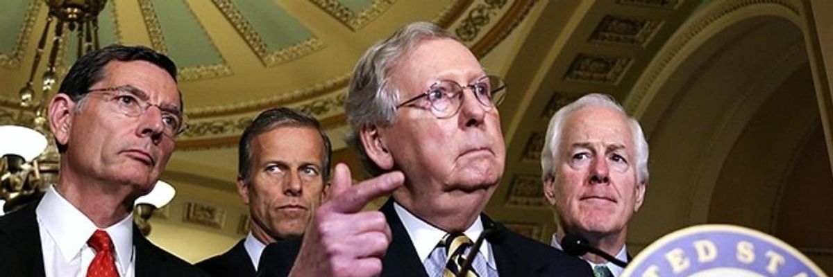 'Sacrificing Democracy': Senate GOP Plans to Hide TrumpCare From US Public