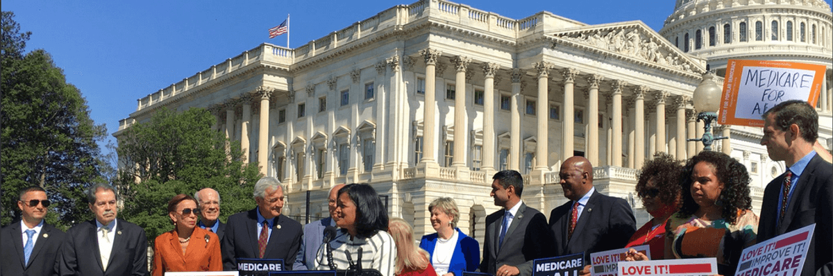 Launch of Medicare for All Caucus Met With Applause as 62 House Democrats Demand Healthcare for Every American 'From the Day They're Born'