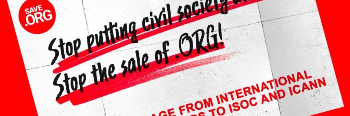 Victory! ICANN Rejects .ORG Sale to Private Equity Firm Ethos Capital