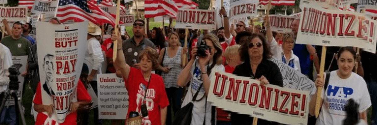 'Can't Survive on $7.25': On Labor Day, Nationwide Calls for $15 Minimum Wage