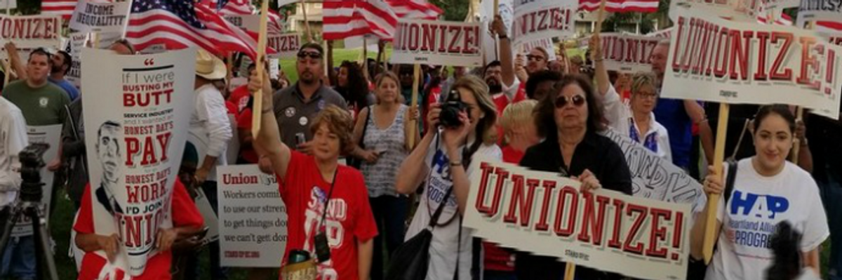 'Can't Survive on $7.25': On Labor Day, Nationwide Calls for $15 Minimum Wage