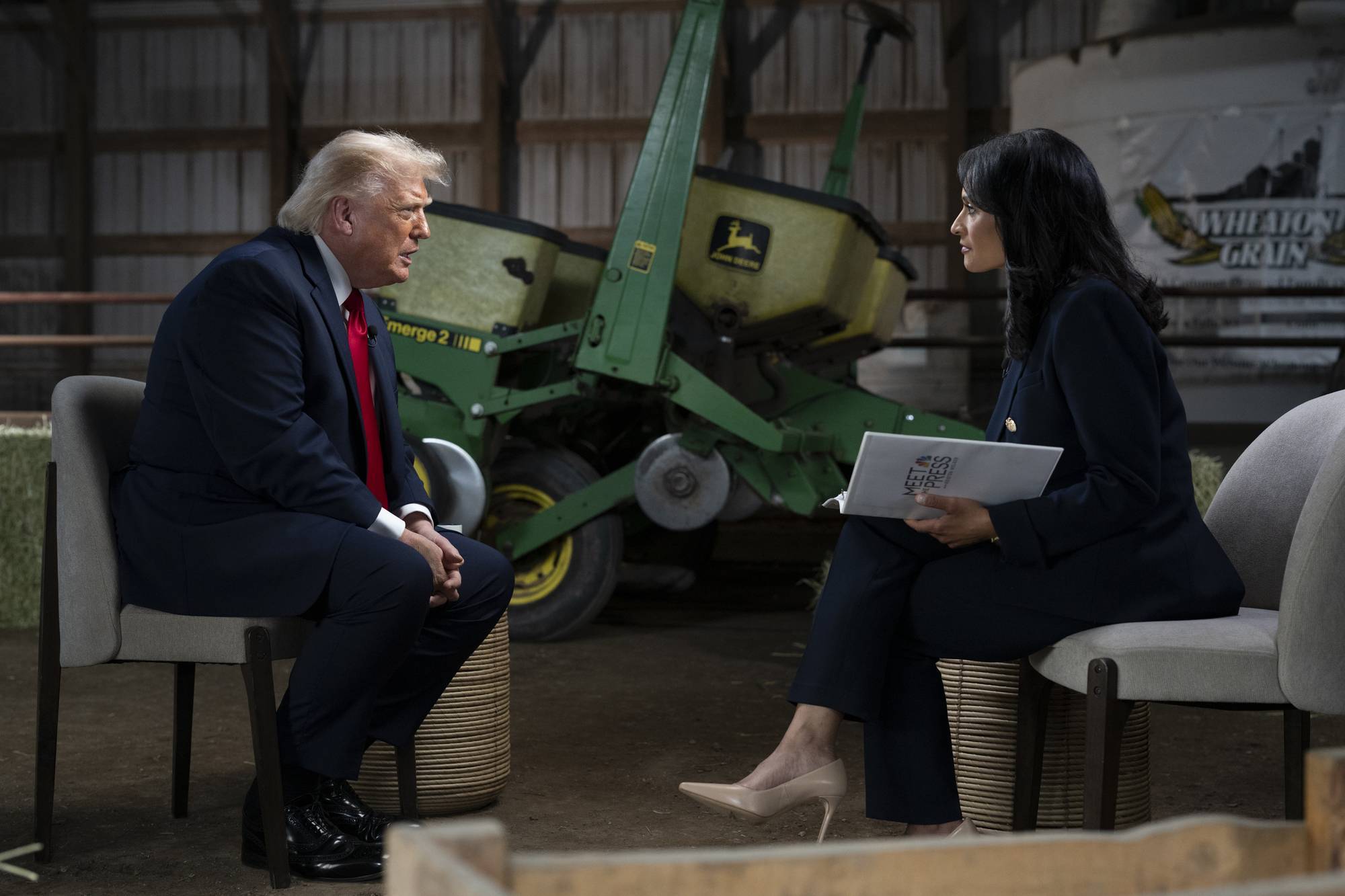 Welker interviews Trump.