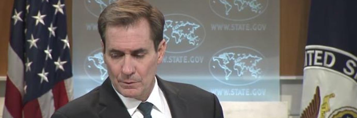 Watch This US Official Struggle to Justify Double Standard for Saudi Bombings