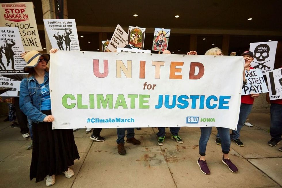 Wells Fargo Climate protest