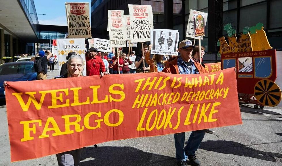 Wells Fargo protest