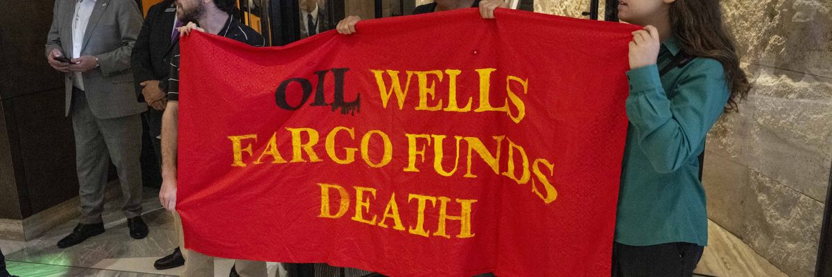 Wells Fargo protest