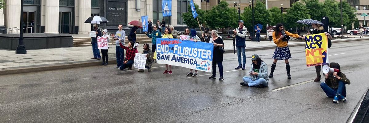 West Virginia protesters
